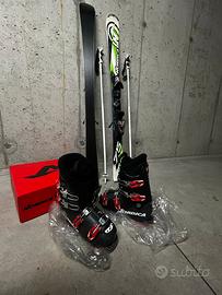 Ski Nordica junior 144 + scarponi Nordica