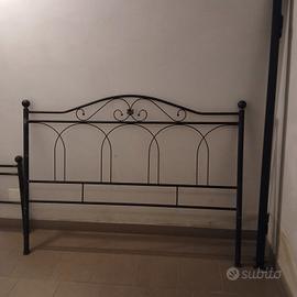 letto matrimoniale in ferro battuto