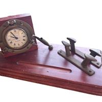 Ororologio nautico da scrivania
