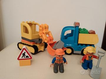 Lego Duplo Town Camion e Scavatrice cingolata