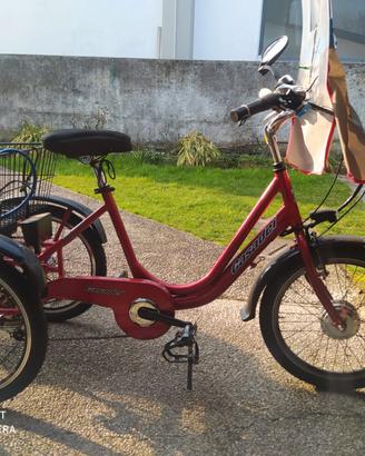 Bicicletta triciclo elettrico pedalata assistita 