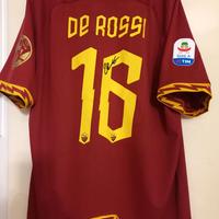Maglia originale De Rossi last match autografata