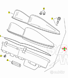 -Cruscotto Aprilia Atlantic Sprint AP8127673