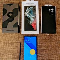 Galaxy S22 Ultra 256 GB 12 Giga RAM Nero con Cover