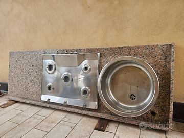 Piano cucina in marmo