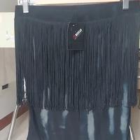 Top Morgan Con fasce Nero