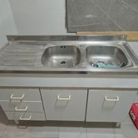 Lavandino acciaio inox 