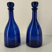 bottiglie in vetro blu