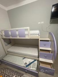 Letto a Castello.Mai usato.