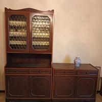 mobili in legno per sala e vetrinetta