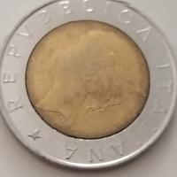 Moneta 500 lire Polizia di Stato 1947-1997