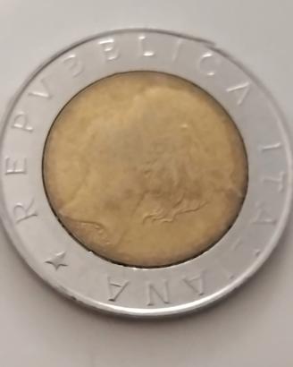 Moneta 500 lire Polizia di Stato 1947-1997
