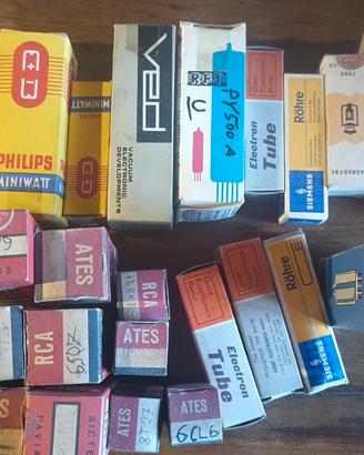 Valvole vintage radio tv