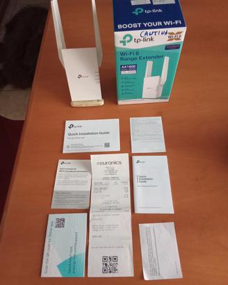 TP-LINK WI-FI 6 RANGE EXTENDER (RE505X)