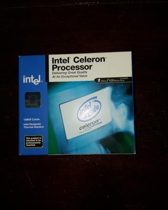 Processore Intel® Celeron®, 1,00 GHz, 128 KB di ca