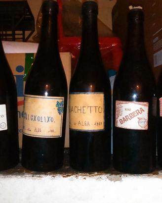 Vino d'annata  dal 1964 al 1980