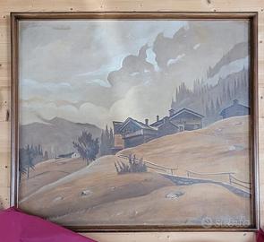 quadro paesaggio montano