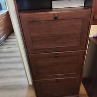 Scarpiera salva spazio a 3 cassetti