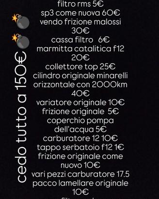 smembro minarelli orizzontale 