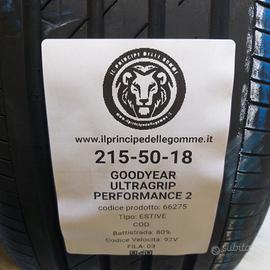 2 GOMME 215 50 18 GOODYEAR A66275