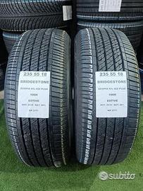 2 gomme 235 55 18 BRIDGESTONE M+S RIF2771