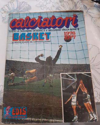 CALCIATORI EDIS 1976-77- BASKET