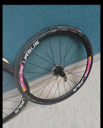 Ruote ursus in carbonio tc37 team bardiani