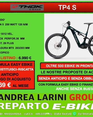 Ebike Thok Tp4S - Novità 2026