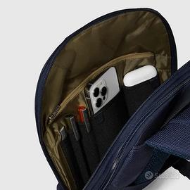 Piquadro Brief 2 in Tessuto e Pelle Nero