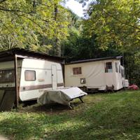 Roulotte stanziale in camping tesino (TN)