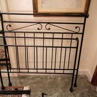 Letto ferro battuto nero