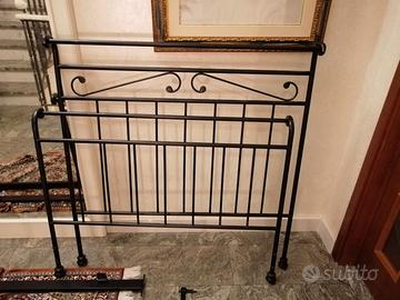 Letto ferro battuto nero