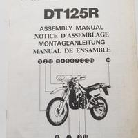 Yamaha DT 125 R 1989 manuale assemblaggio officina