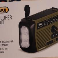 Radio ricaricabile con torcia bluetooth Power bank