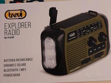 Radio ricaricabile con torcia bluetooth Power bank