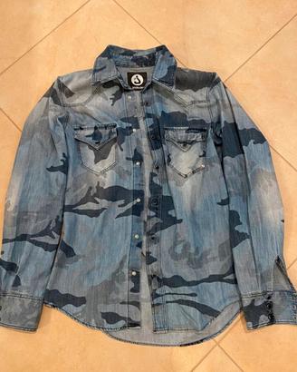 Camicia in denim camouflage J'COLOR - Taglia M

