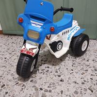 Peg Perego Moto Polizia Batteria Nuova Vintage