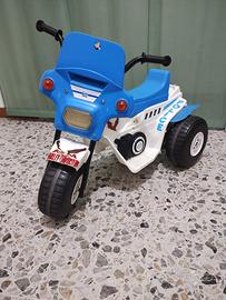 Peg Perego Moto Polizia Batteria Nuova Vintage