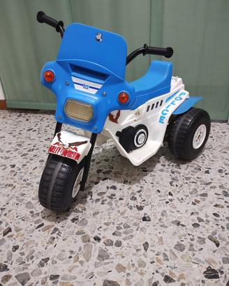 Peg Perego Moto Polizia Batteria Nuova Vintage