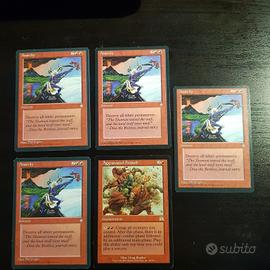 Carte di Magic the Gathering 96 rosso