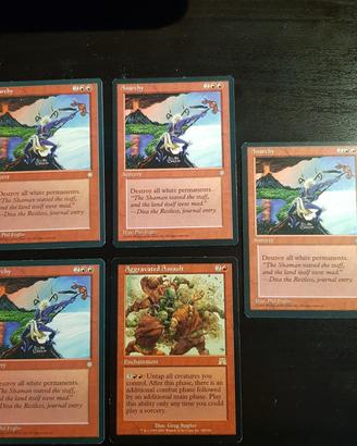 Carte di Magic the Gathering 96 rosso
