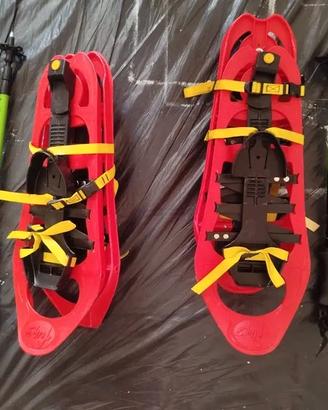 Kit ciaspolata neve 2 persone