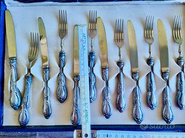 12 Posate vintage SOLINGEN in argento 800