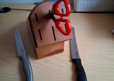 Ceppo portacoltelli legno nuovo