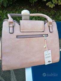 Borsa rosa cipria tenue