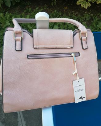 Borsa rosa cipria tenue
