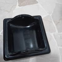 Porta sapone incastro in vetro vintage originale