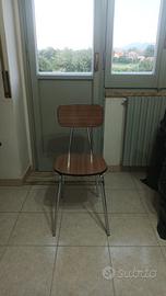 Sedie Caramel in formica, anni '50, set di 4 sedie