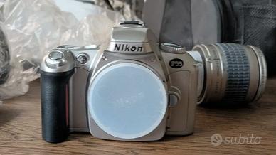 Nikon Film camera F55 with 3 lenses