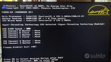 Mobo P4 CPU combo e video perfett. funzionante